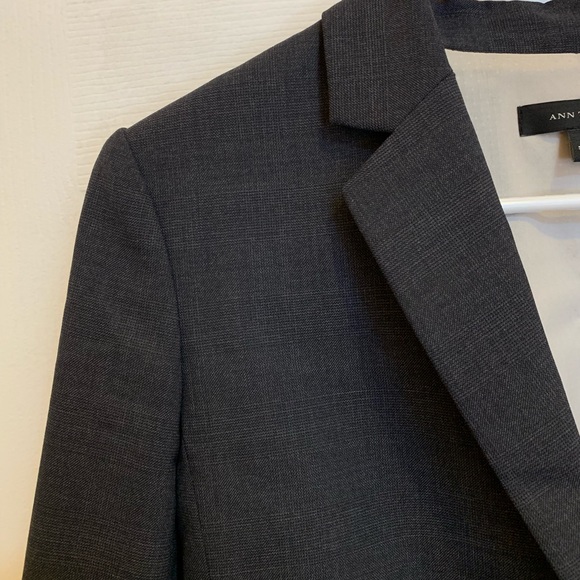 Ann Taylor Dark Grey Stretch Blazer Size 2 - Picture 3 of 5